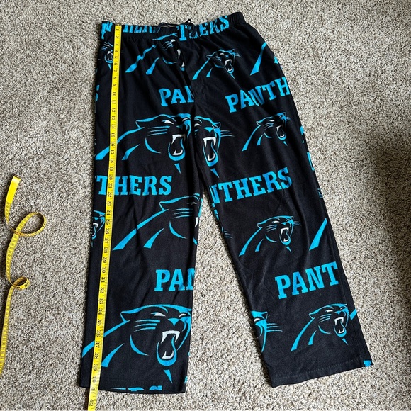 Carolina Panthers  Men's Takeaway Flannel Logo Sleep Pants NFL Men Size X- Large - Picture 4 of 7